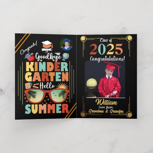 Personalized Kindergarten Graduation Hello Summer