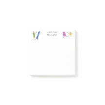 Personalized Kindergarten Notes Pad