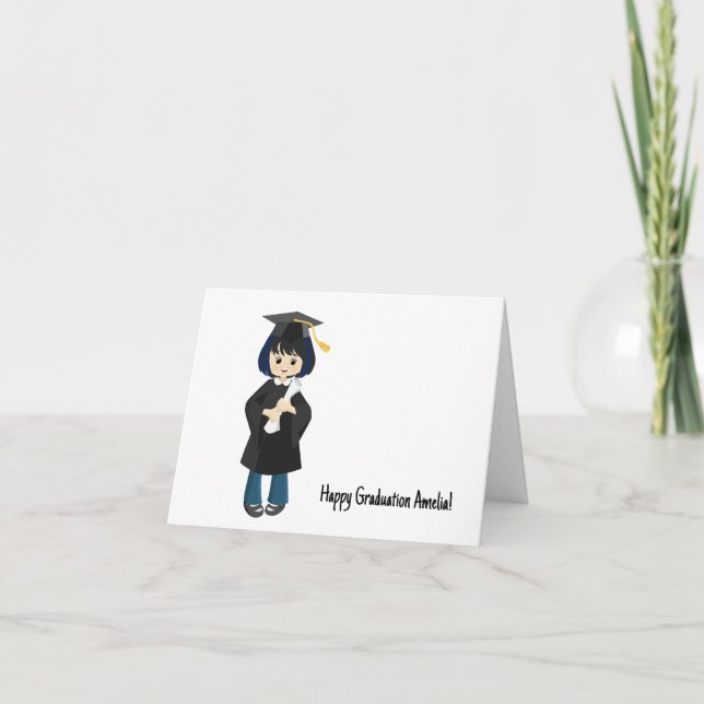 Personalized Kindergarten/Preschool Graduation  Card (Front)