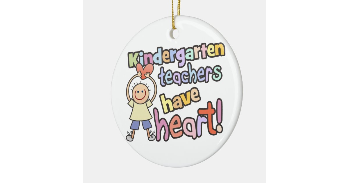 Personalized Kindergarten Teachers Ornament | Zazzle