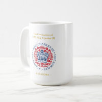 Personalized King Charles III Coronation Emblem