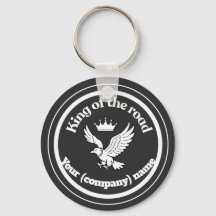 Personalized King of the Road Driver Badge