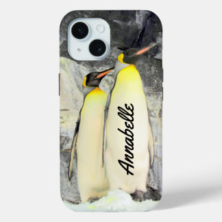 Personalized King Penguins  Phone Case