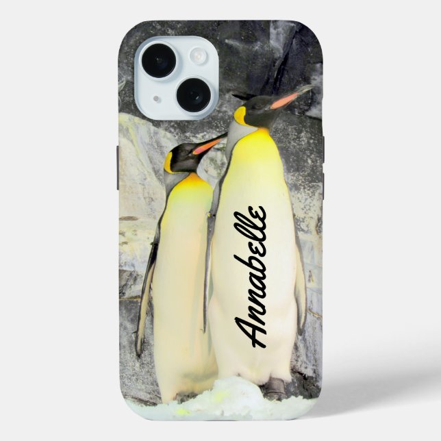 Personalized King Penguins  Phone Case (Back)