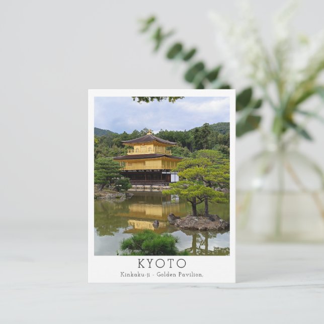 Personalized Kinkaku-ji, Kyoto Postcard (Standing Front)