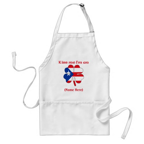 Personalized Kiss Me Im Puerto Rican Apron