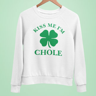 Personalized Kiss Me St. Patrick's Day Sweatshirt