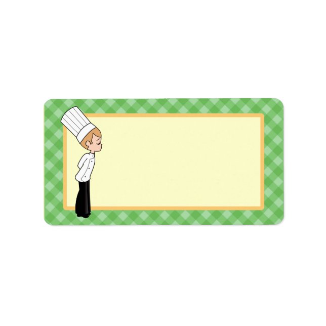 Personalized Kitchen Custom Medium Label (Front)