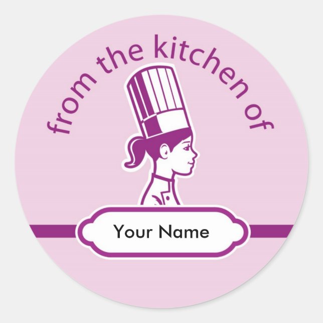 Personalized Kitchen Label Stickers (Front)