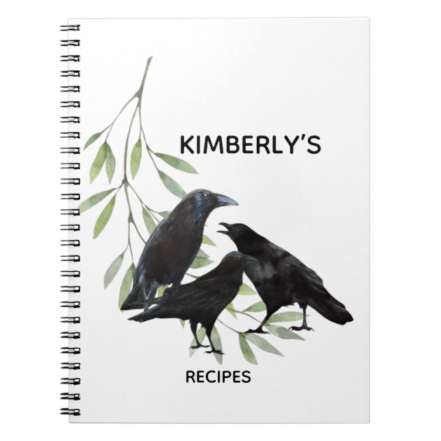 Personalized kitchen recipes Notebook (Front)