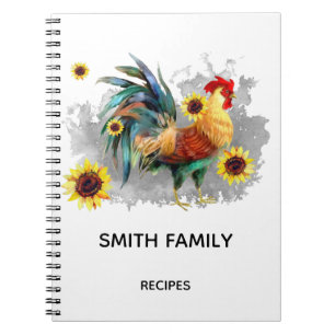 Personalized Kitchen recipes Notebook