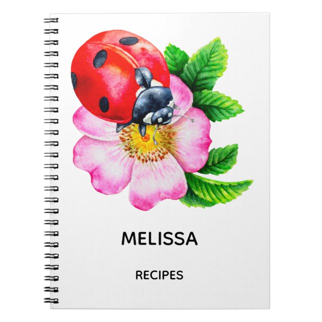 Personalized Kitchen recipes Notebook (Front)