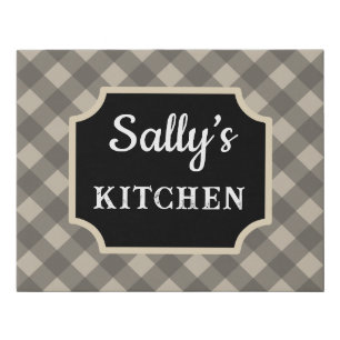 Personalized Kitchen Sign