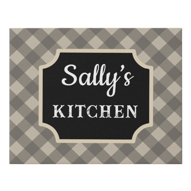 Personalized Kitchen Sign (Front)