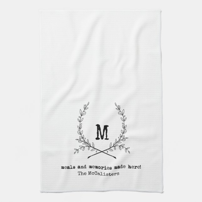 Personalized Kitchen Towel (Vertical)