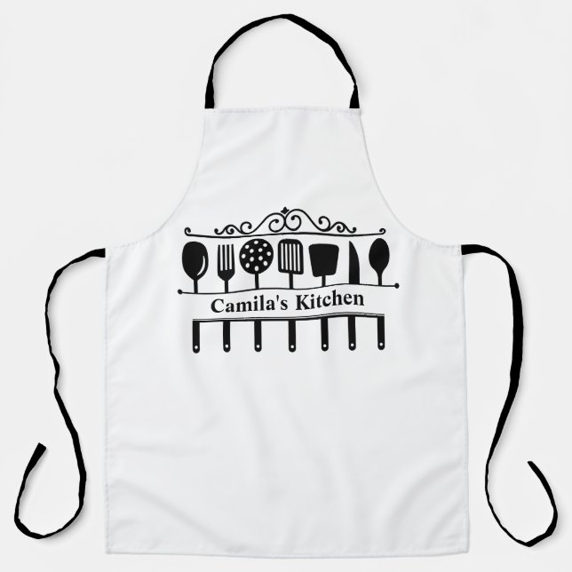 Personalized Kitchen Utensil Apron (Front)