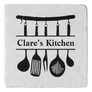 Personalized kitchen utensils  trivet