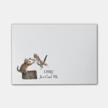Personalized Kitten Post-it-notes Post-it Notes by Cats_Eyes at Zazzle
