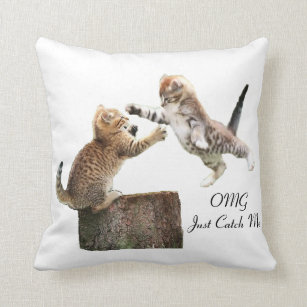 cat themed pillows