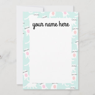 Personalized Kittens Notecards