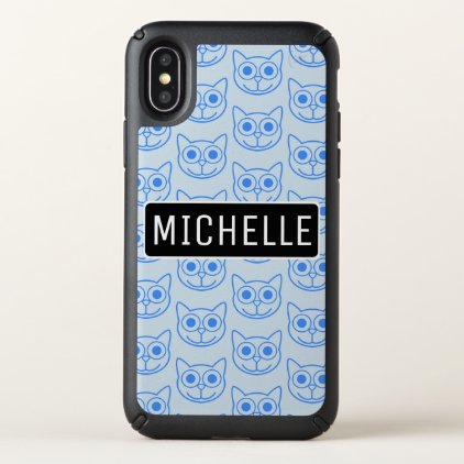Personalized Kitty Cat Speck iPhone X Case