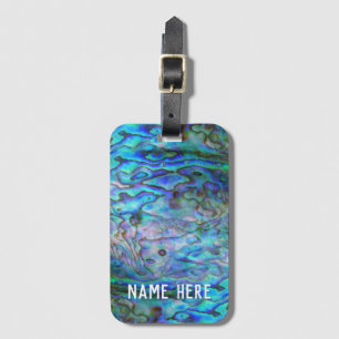 PERSONALIZED KIWI PAUA LUGGAGE TAG