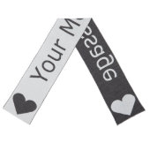 Personalized Knitted Scarf (Front)