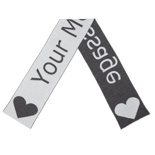 Personalized Knitted Scarf (Front)