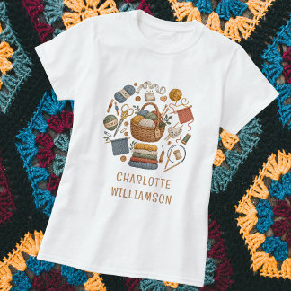 Personalized Knitting and Crochet Business T-Shirt