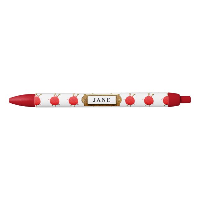 Personalized Knitting Knitter Pen (Front)