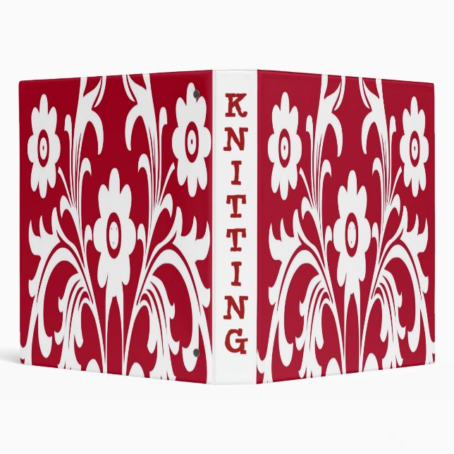 PERSONALIZED KNITTING ORGANIZER BINDERS (Background)
