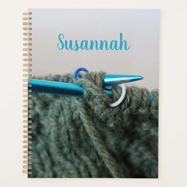 Personalized Knitting Planner (Front)