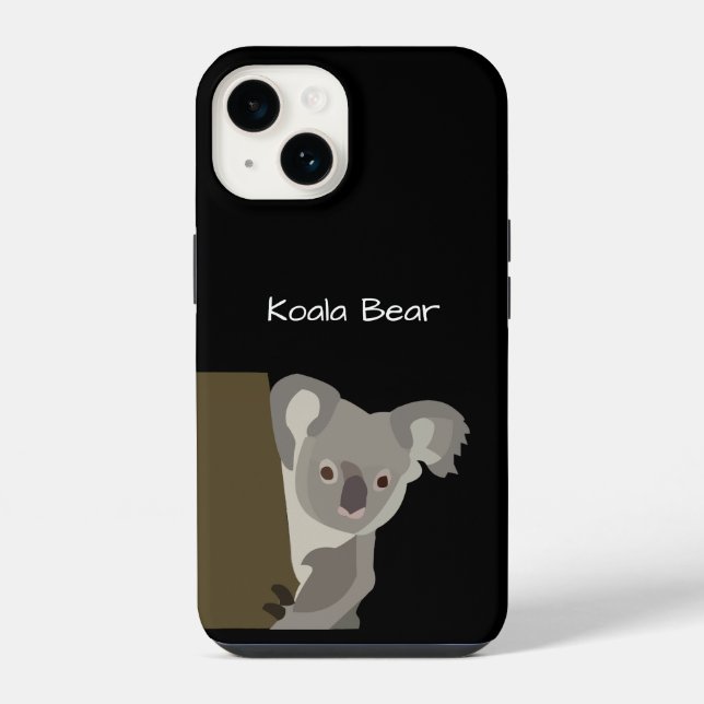 Personalized Koala Bear  Iphone Case (Back)