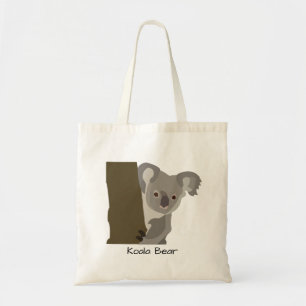 Personalized Koala Bear Kids Tote Bag