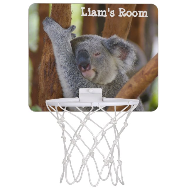 Personalized Koala Bear Mini Basketball Hoop (Front)