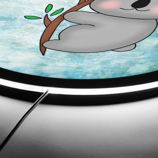 Personalized Koala Good Night (Add Name) LED Sign (Edge)