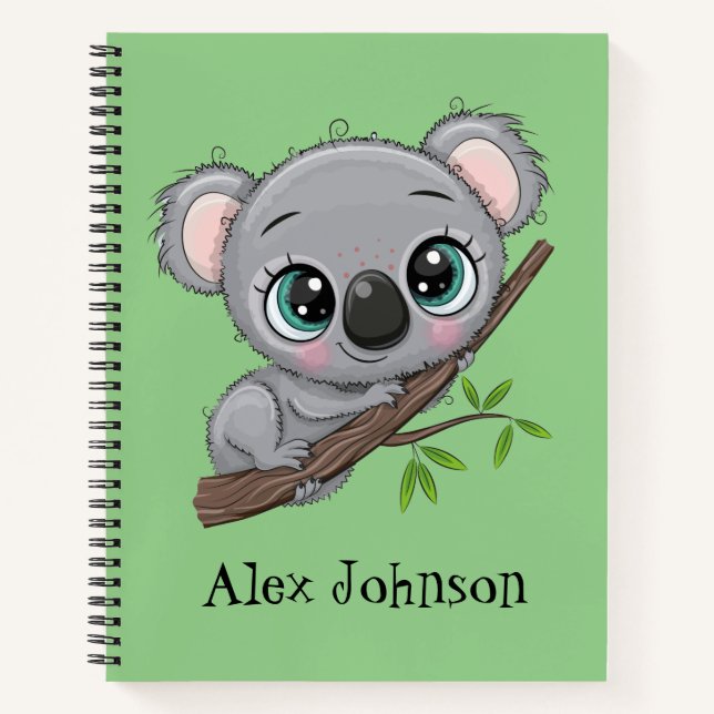 Personalized Koala Notebook (Front)