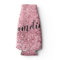 Personalized Koozie Can Holder Rose Gold Glitter