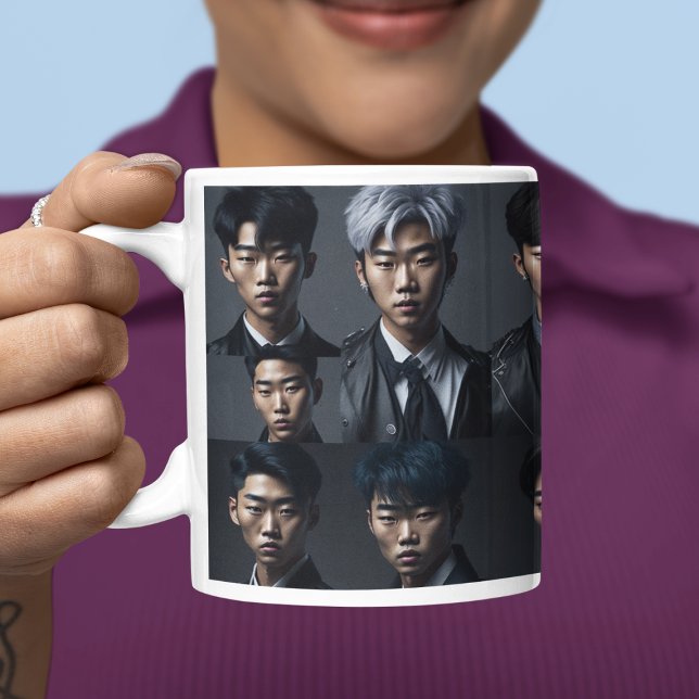 Personalized Kpop Idol Group Photo Coffee Mug (Personalized Kpop Idol Group Photo Coffee Mug
)