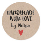 Personalized Kraft Handmade With Love