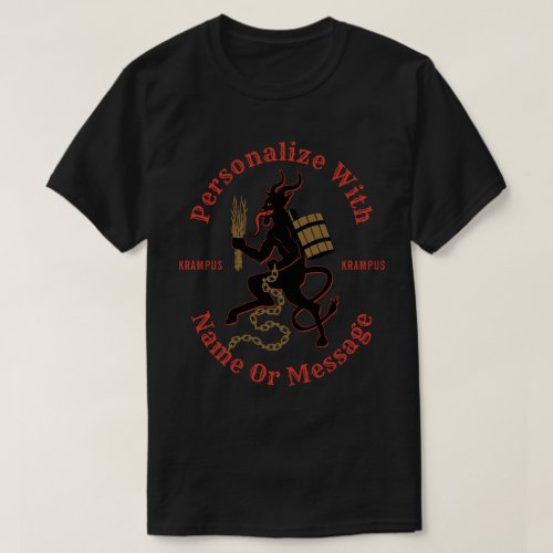 Personalized Krampus T_shirt