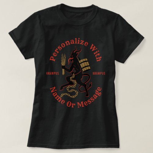 Personalized Krampus T_shirt