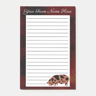Personalized KuneKune Pig
