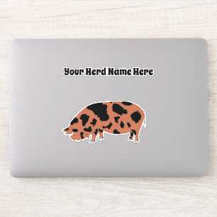 Personalized KuneKune Pig Sticker