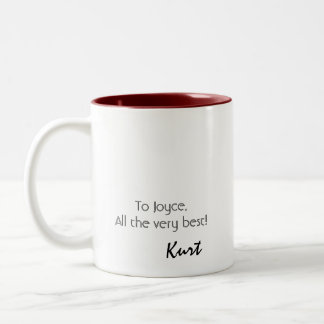 Personalized Kurt Bestor Mug
