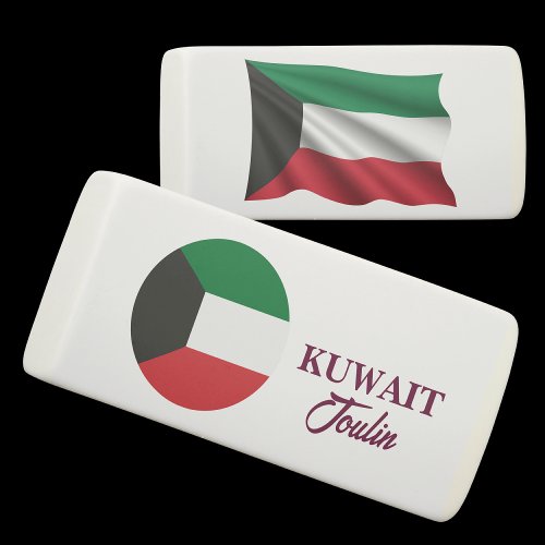 Personalized Kuwait Flag Eraser