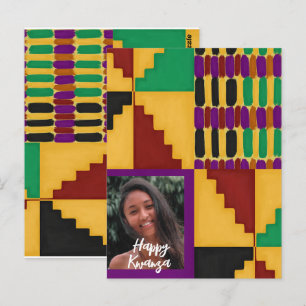 Personalized Kwanzaa pattern  Postcard