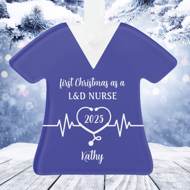 Personalized L&D Nurse Christmas Ornament (Personalized L&D Nurse Christmas Ornament
)