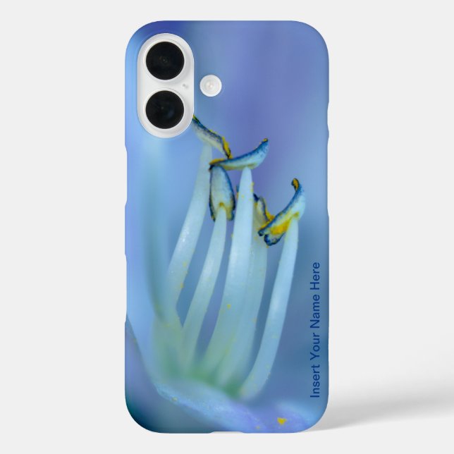 Personalized "La La Land" Elegant Floral Photo Case-Mate iPhone Case (Back)