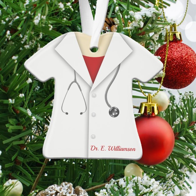 Personalized Lab Coat/Doctor Ornament (Creator Uploaded)
